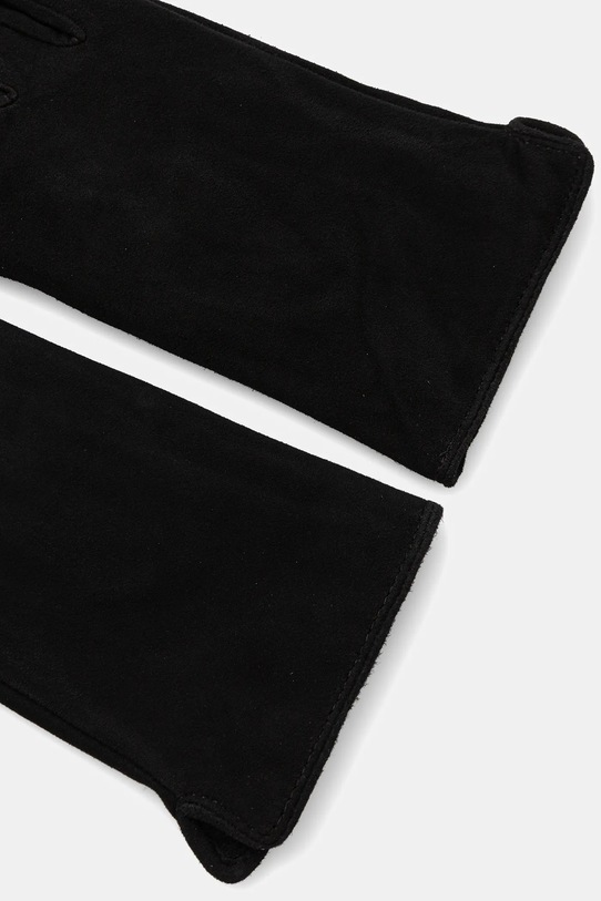 Answear.LAB rękawiczki zamszowe PLAIN.GLOVE.fh czarny WA25