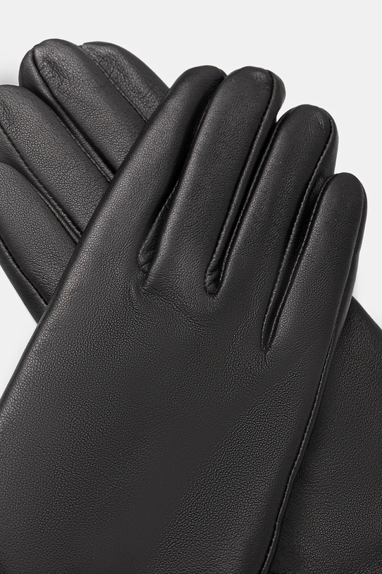 Answear.LAB rękawiczki skórzane plain.glove czarny WA25
