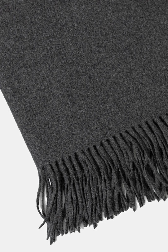 Answear.LAB szalik z wełną pashmina szary WA25