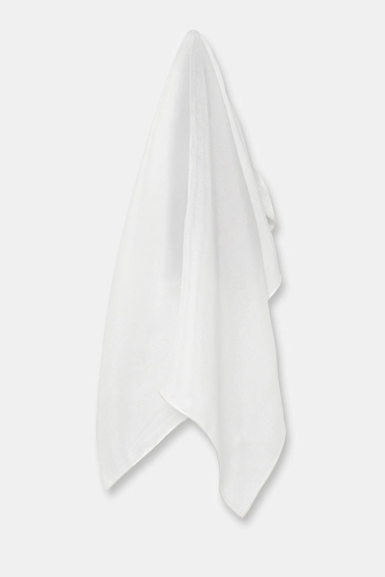 Answear.LAB esarfa de matase matase alb 50x50