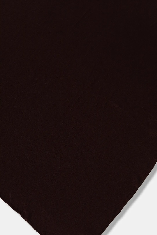 Answear.LAB apaszka jedwabna 90x90 brązowy WA25