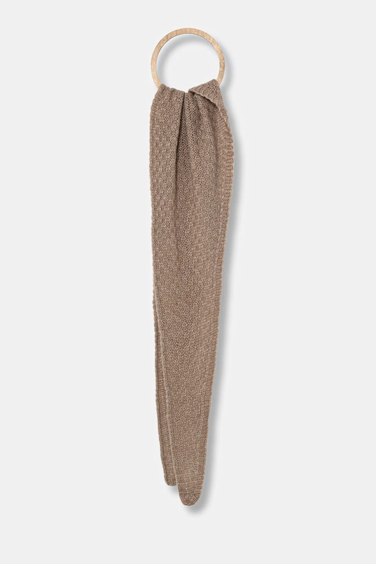 Answear.LAB szalik z wełną merino 2506042-026 beżowy WA25