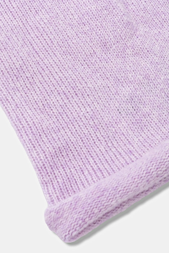 Akcesoria Answear.LAB komin z wełną merino 2306018 fioletowy