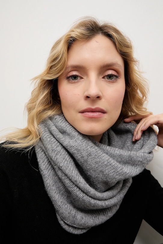 Answear.LAB komin z wełną merino szary 2306018