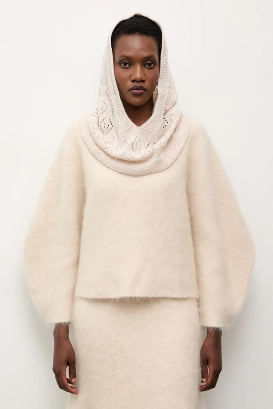 Answear.LAB gyapjú sál 2311782 bézs