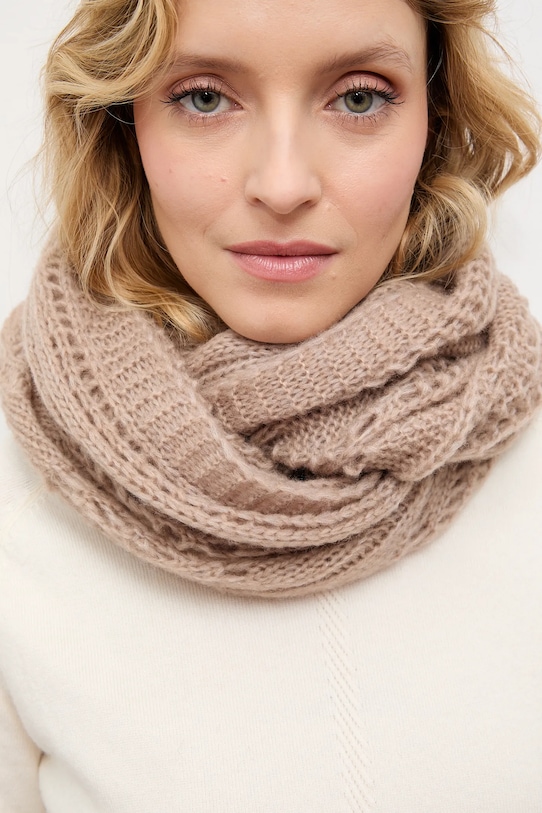 Vlnený šál Answear.LAB 2506045 béžová WA25