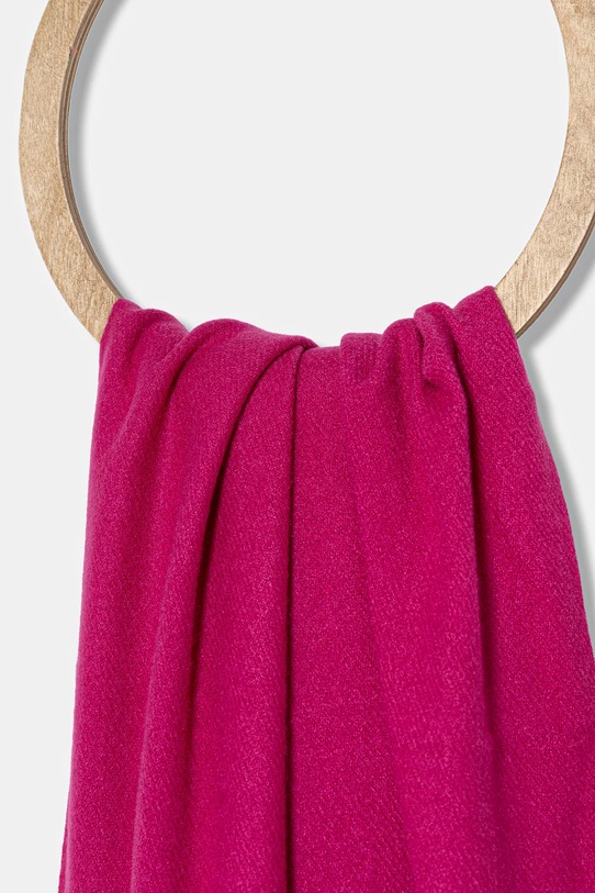 Answear.LAB szalik z wełną pashmina.1 różowy WA25