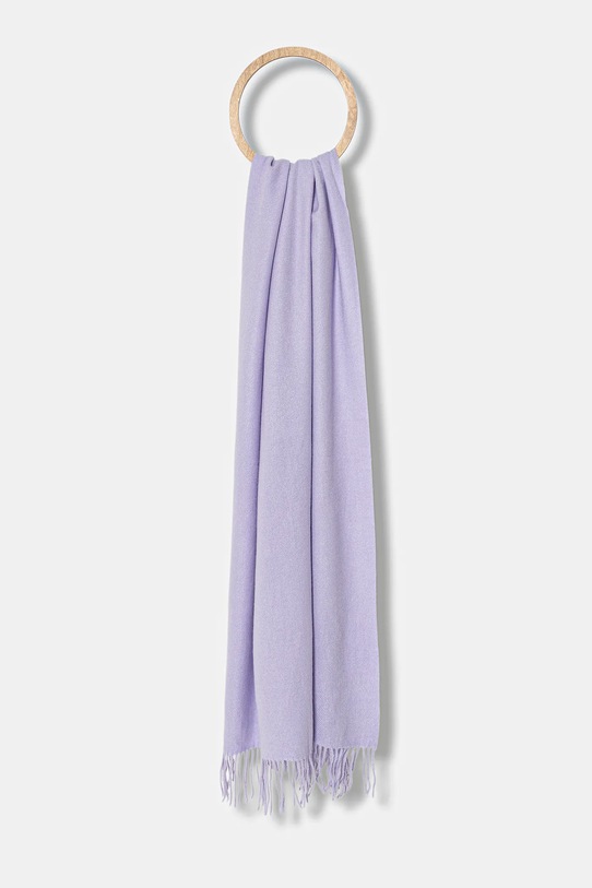Answear.LAB szalik z wełną dzianina fioletowy pashmina.1