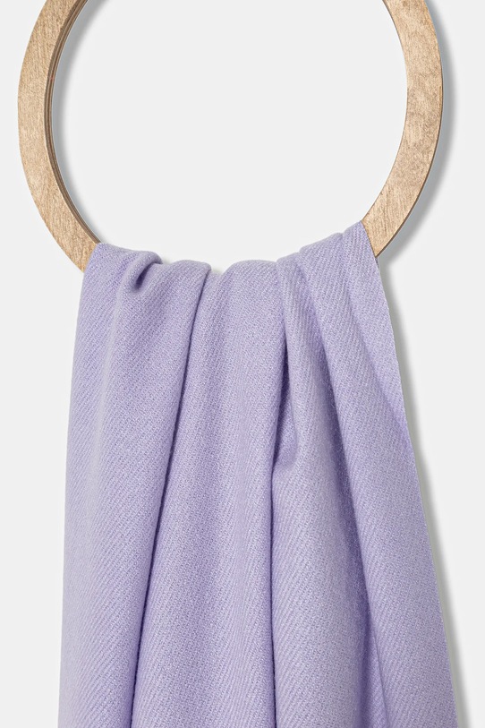 Answear.LAB szalik z wełną pashmina.1 fioletowy WA25