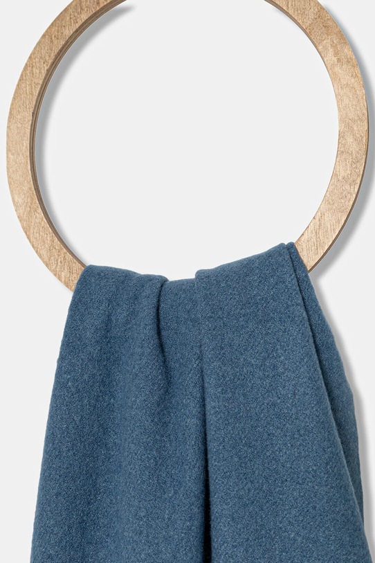 Answear.LAB szalik z wełną pashmina.1 niebieski WA25