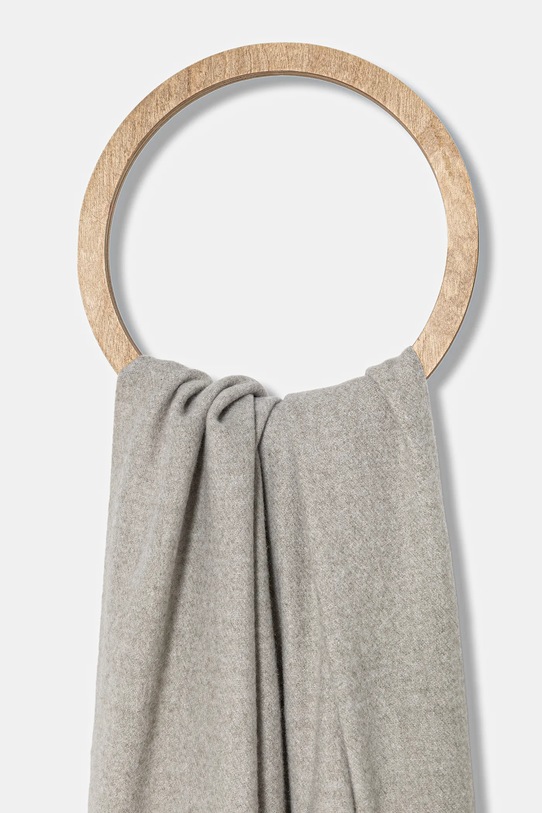 Answear.LAB szalik z wełną pashmina.1 szary WA25