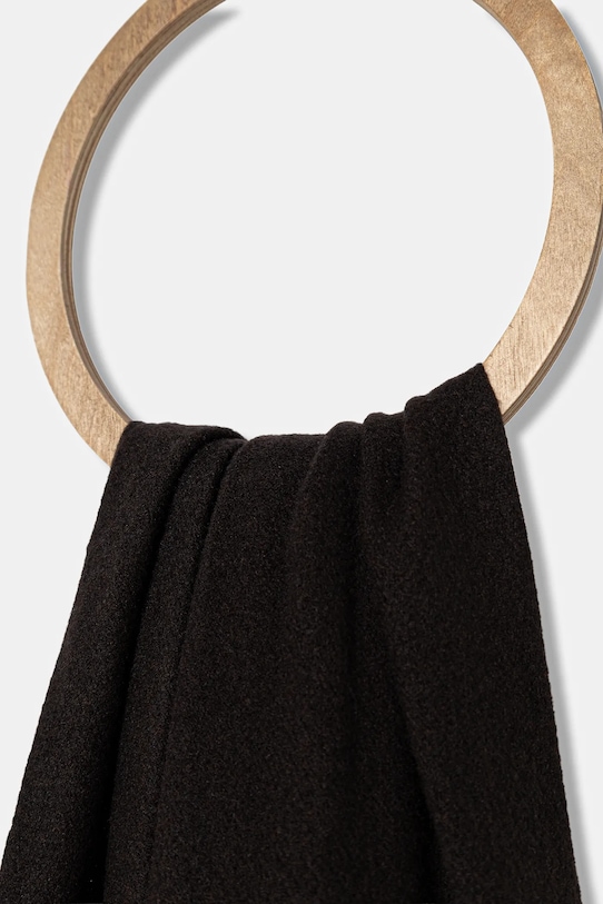 Answear.LAB szalik z wełną pashmina.2 brązowy WA25