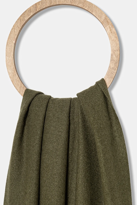 Answear.LAB esarfa de lana pashmina.3 verde WA25