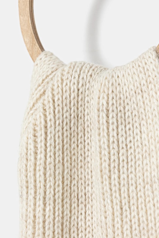 Akcesoria Answear.LAB szalik z wełną WA25-SAD029 beżowy