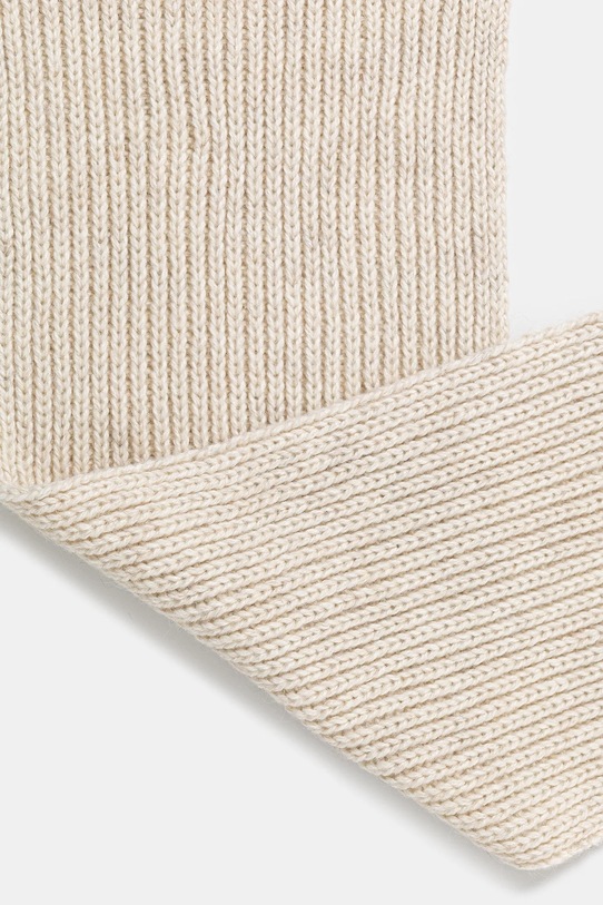 Answear.LAB szalik z wełną beżowy WA25-SAD029