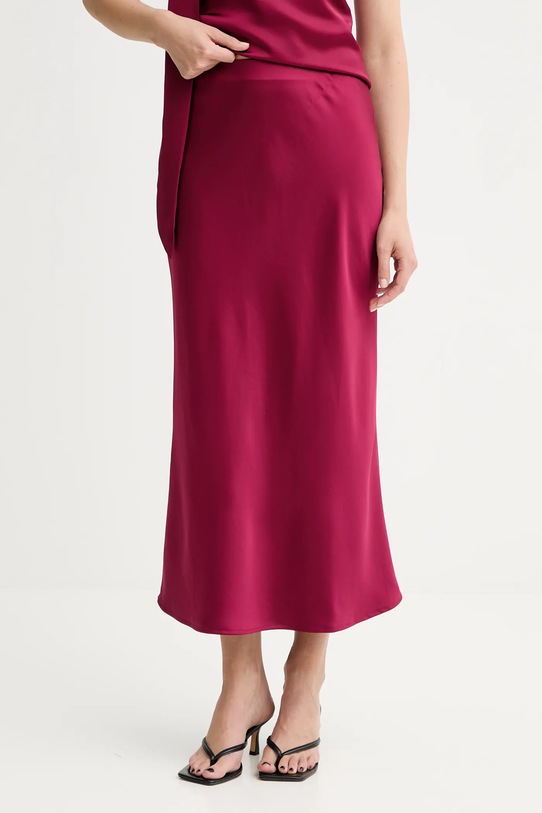 Answear.LAB top i spódnica bordowy 93055.93073
