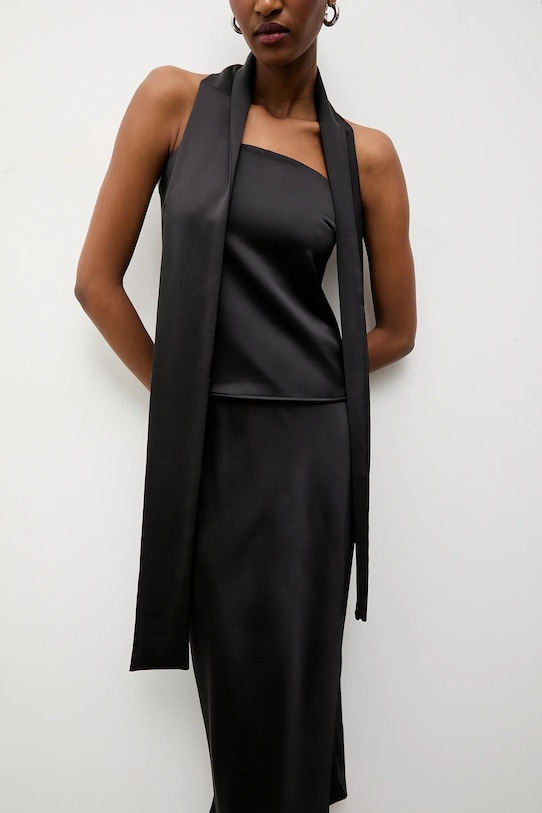 Answear.LAB top i spódnica 93055.93073 czarny WA25