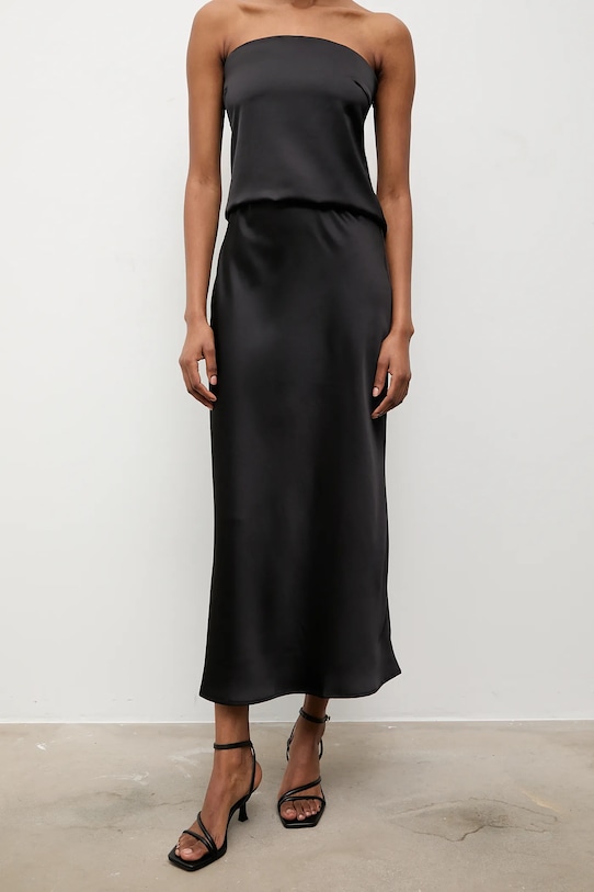 Answear.LAB top i spódnica czarny 93055.93073