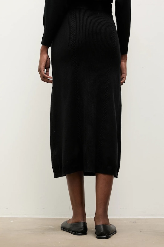 Answear.LAB fusta de casmir negru 2682.fh