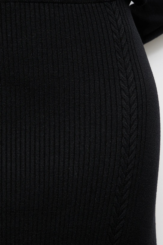 Answear.LAB spódnica z kaszmirem 2682.fh czarny