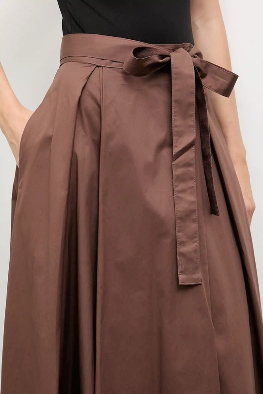 Answear.LAB pamut szoknya barna PK2871