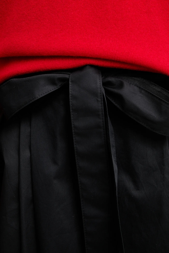 Answear.LAB spódnica bawełniana czarny PK2871