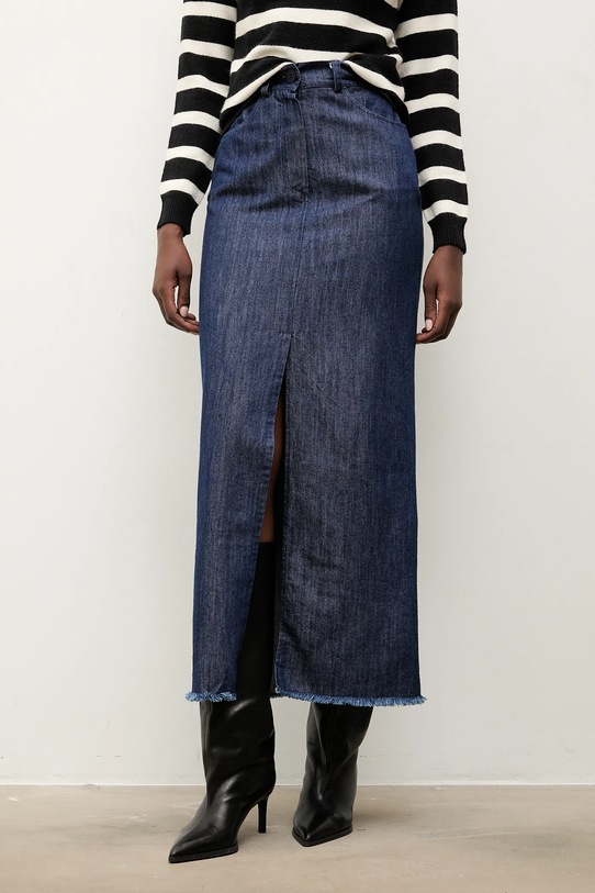 Дънкова пола Answear.LAB дънков син 93181