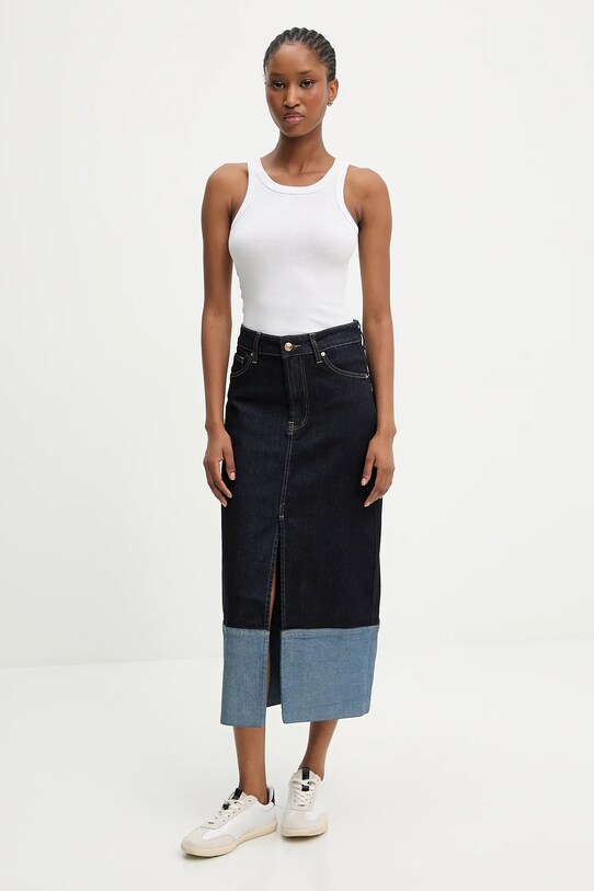 Answear.LAB spódnica jeansowa mg721.FLK granatowy WA25