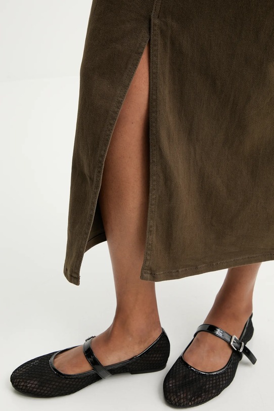 Answear.LAB fusta jeans verde ma.20158f.FLK