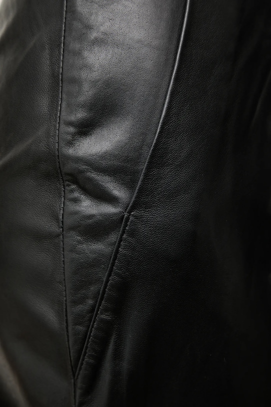 Answear.LAB spódnica skórzana WA25-SDD020 czarny