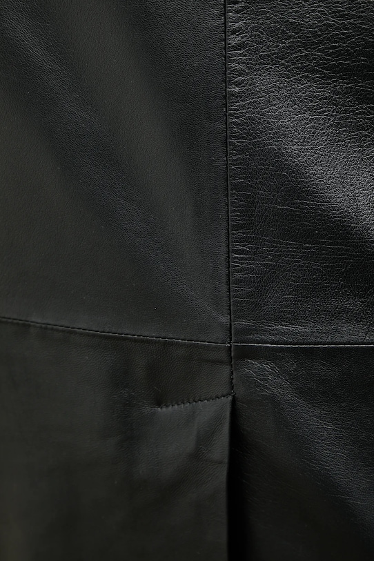 Kožená sukňa Answear.LAB WA25-SDD020 čierna