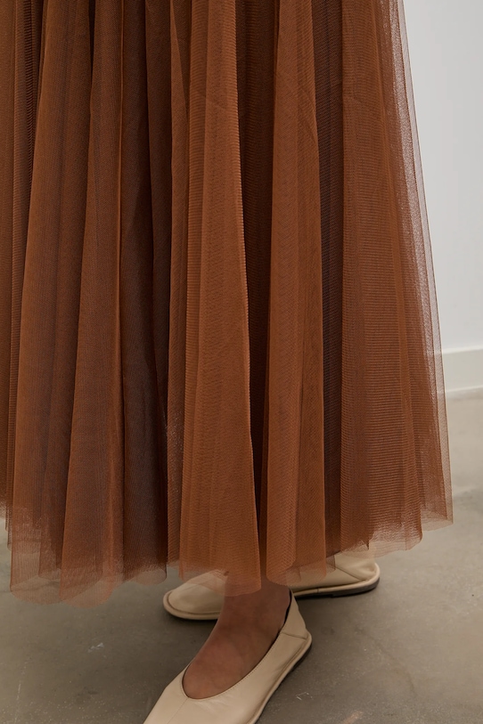 Спідниця Answear.LAB CK08077.FLK коричневий