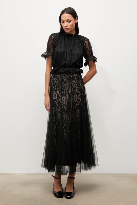 Юбка Answear.LAB maxi чёрный CK08032-2.CB.FLK