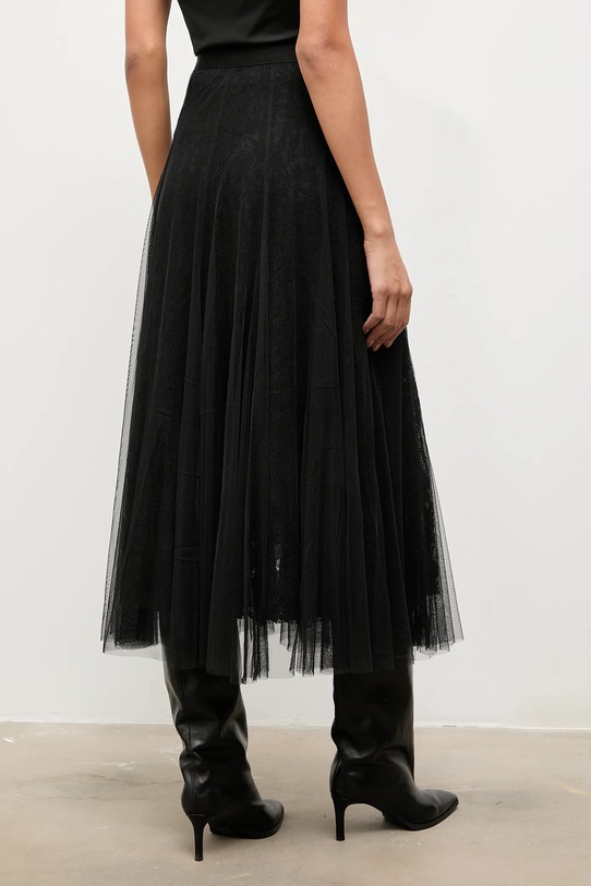 Answear.LAB spódnica casual czarny CK08032-2.BB.FLK