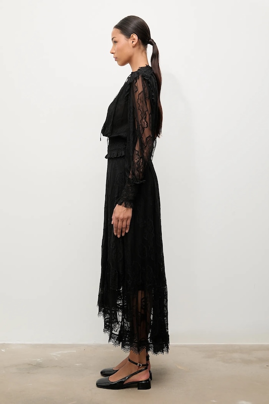 Юбка Answear.LAB 80988.FLK чёрный WA25