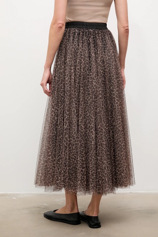 Odzież Answear.LAB spódnica CK08077.4.FLK brązowy