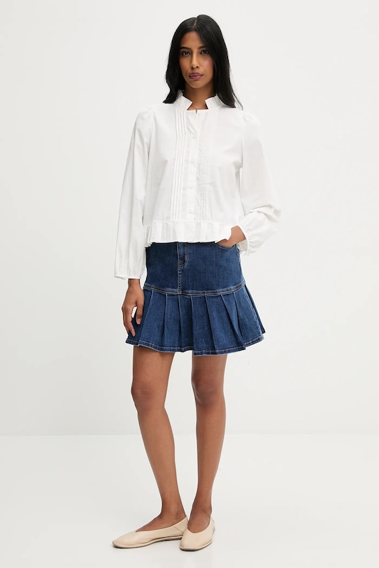 Τζιν φούστα Answear.LAB c025.FLK σκούρο μπλε WA25