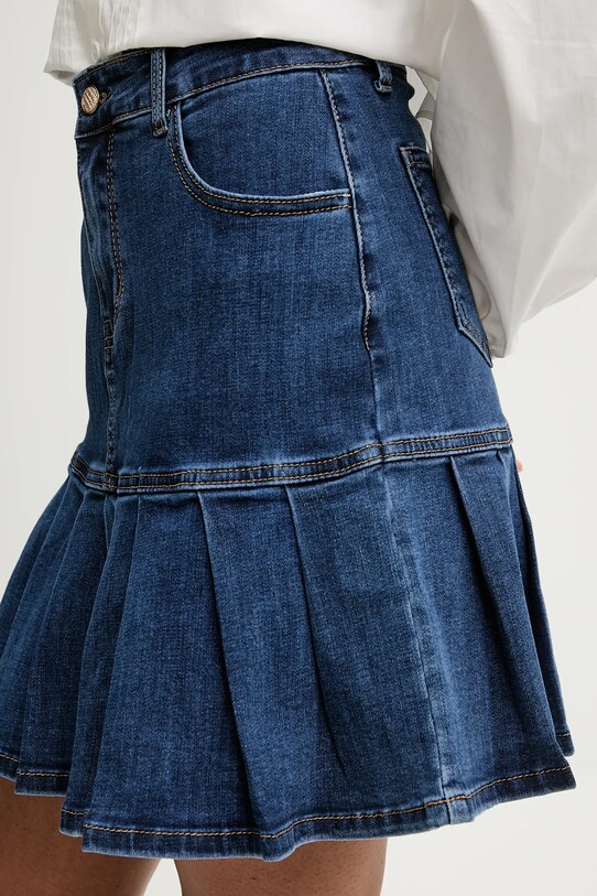 Τζιν φούστα Answear.LAB σκούρο μπλε c025.FLK