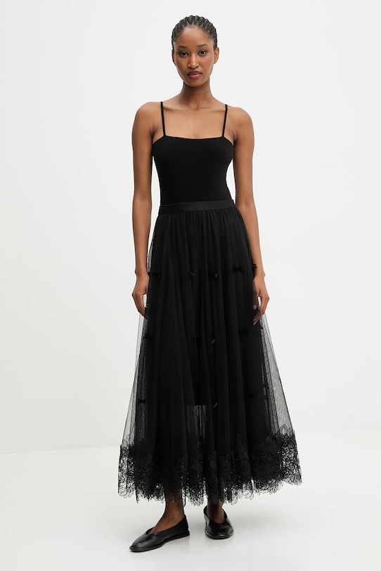 Answear.LAB fusta ck08387.FLK negru WA25