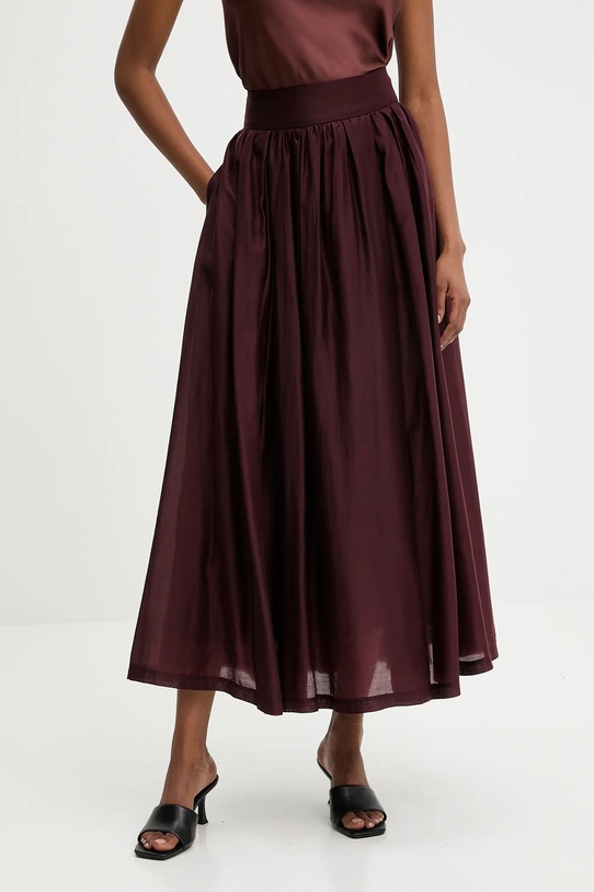 Answear.LAB spódnica casual bordowy b9859.ILK