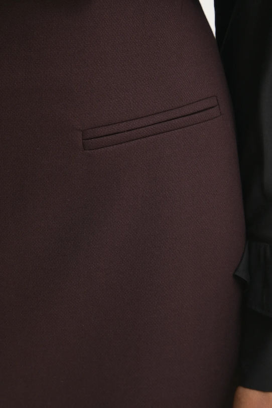 Answear.LAB spódnica ET0562.TOS bordowy