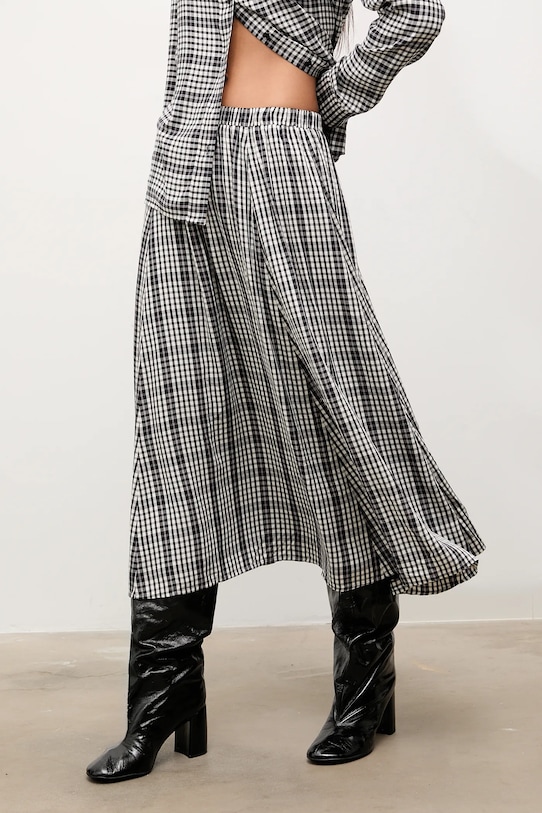 Answear.LAB spódnica WA25-SDD074 czarny WA25