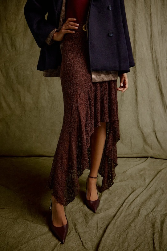 Answear.LAB spódnica casual brązowy 041099.TOS