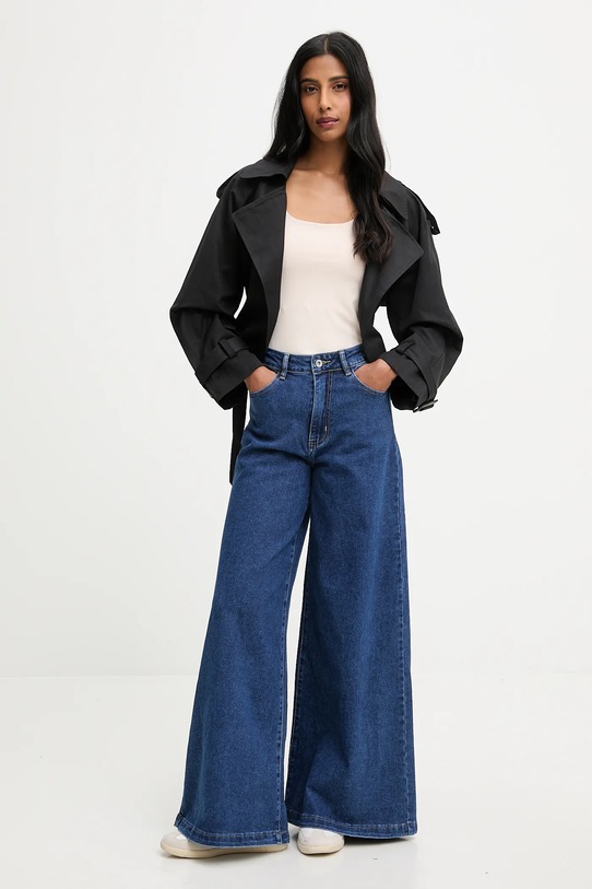 Answear.LAB jeansy km6716.3 granatowy WA25