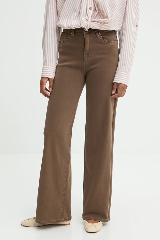 Answear.LAB jeansy brązowy WA25.SJD014