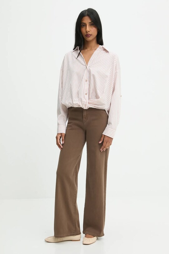 Answear.LAB jeansy WA25.SJD014 brązowy WA25