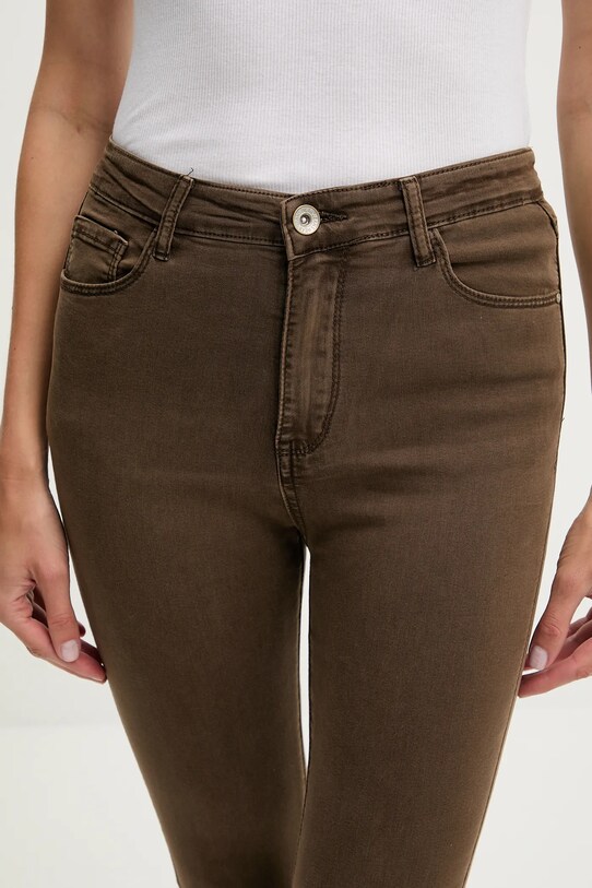 Answear.LAB jeansy brązowy WA25.SJD015