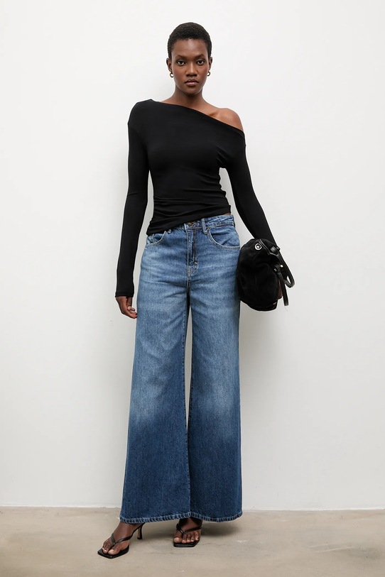 Answear.LAB jeansy granatowy 25710.TOS