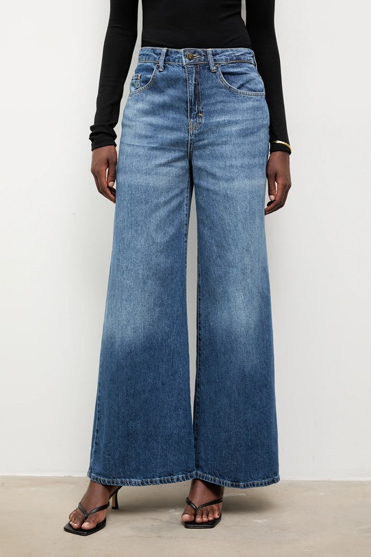 Answear.LAB jeansi 25710.TOS bleumarin WA25