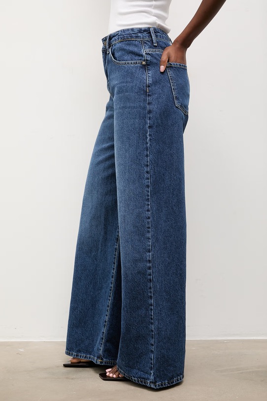 Answear.LAB jeansi bleumarin 25710.TOS